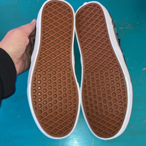 Vans Asher Iridescent Multi color Checkerboars. Women’s Size 8.5 - Picture 5 of 9